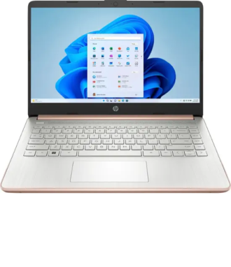 HP 14-DQ0762DX Laptop, Intelr Celeronr N4120 , 4GB , 128GB  SSD, 14.0" LED Display HD, Windows 11 Home S-Mode