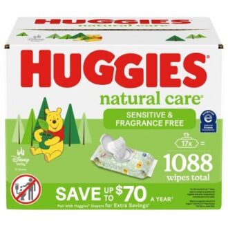 Huggies Natural Care Sensitive Baby Wipes, Fragrance Free (1,088 ct.)