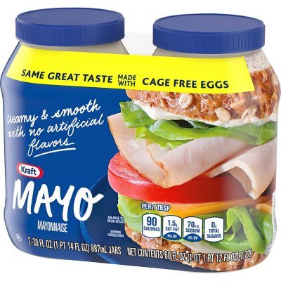 Kraft Real Mayo Creamy & Smooth Mayonnaise (30 fl. oz. jars, 2 pk.) - Image 9