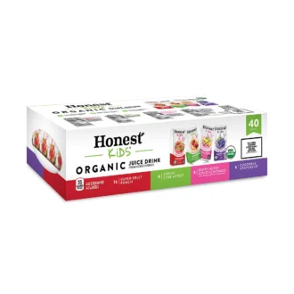 Honest Kids Organic Fruit Juice Drink Boxes Variety Pack (6oz / 40pk)