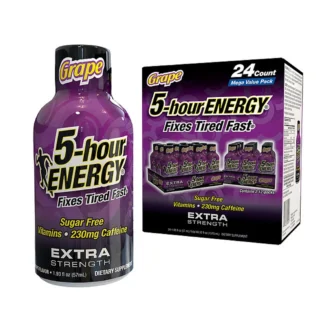 5-hour ENERGY Shot, Extra Strength, Grape (1.93 oz., 24 pk.)